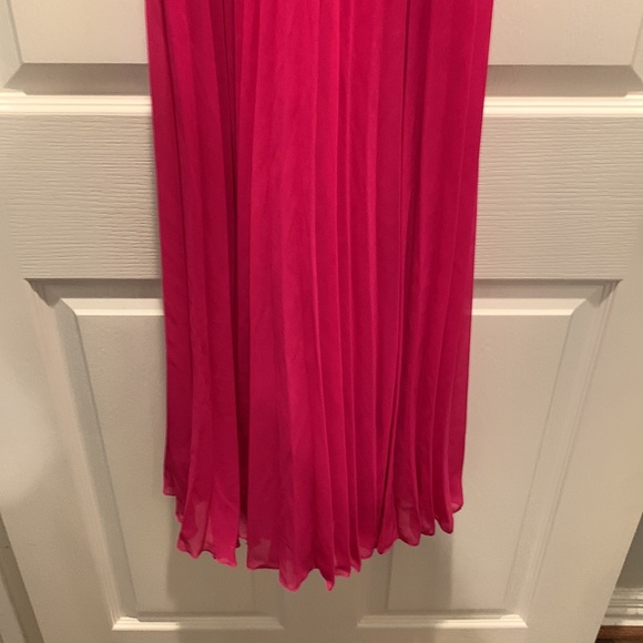 Zara pink pleated midi dress - Picture 5 of 10